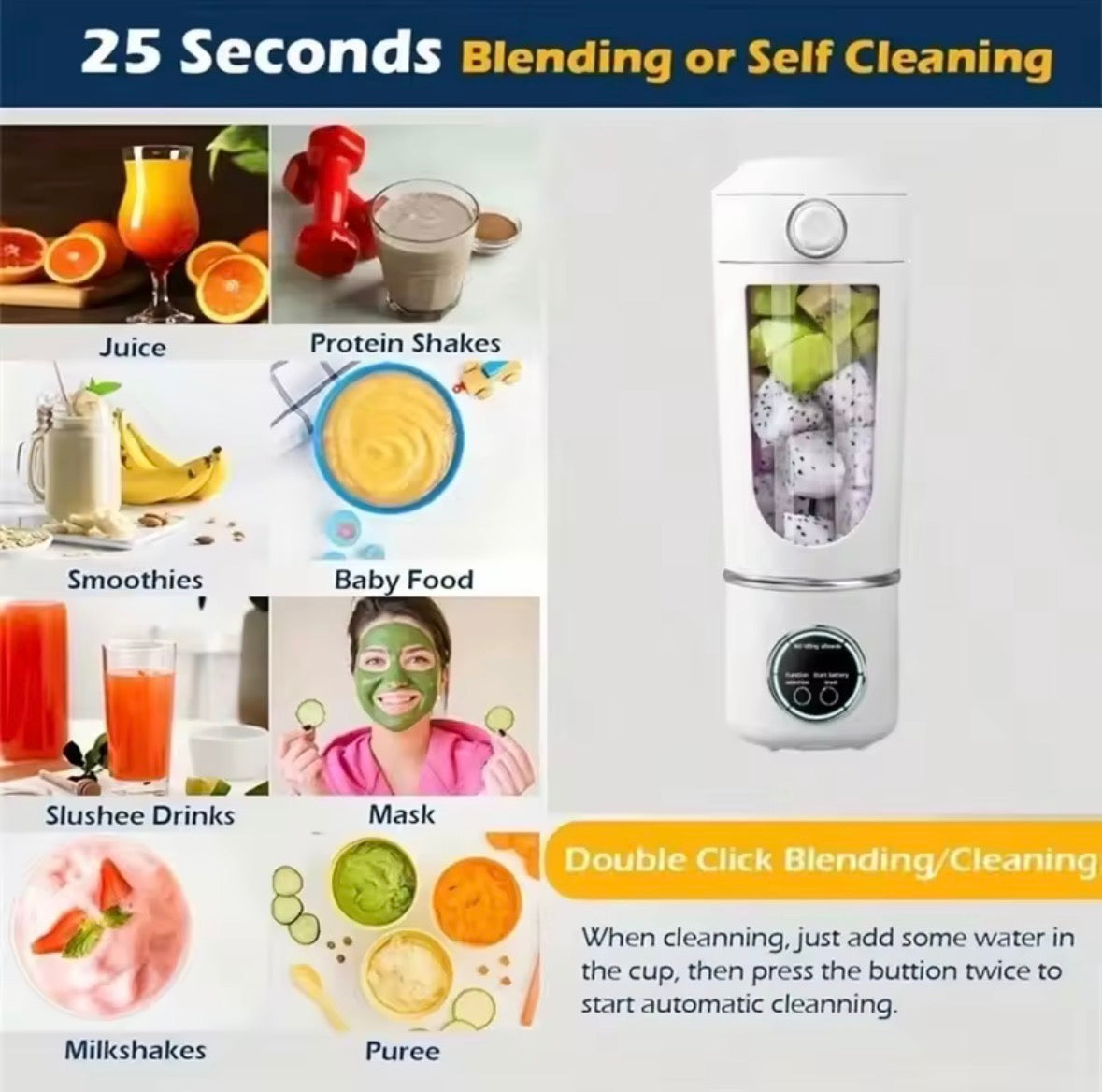 Portable Blender Pro 700ML